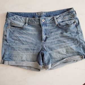 Arizona Jean Co. Cuffed Denim Shorts 17